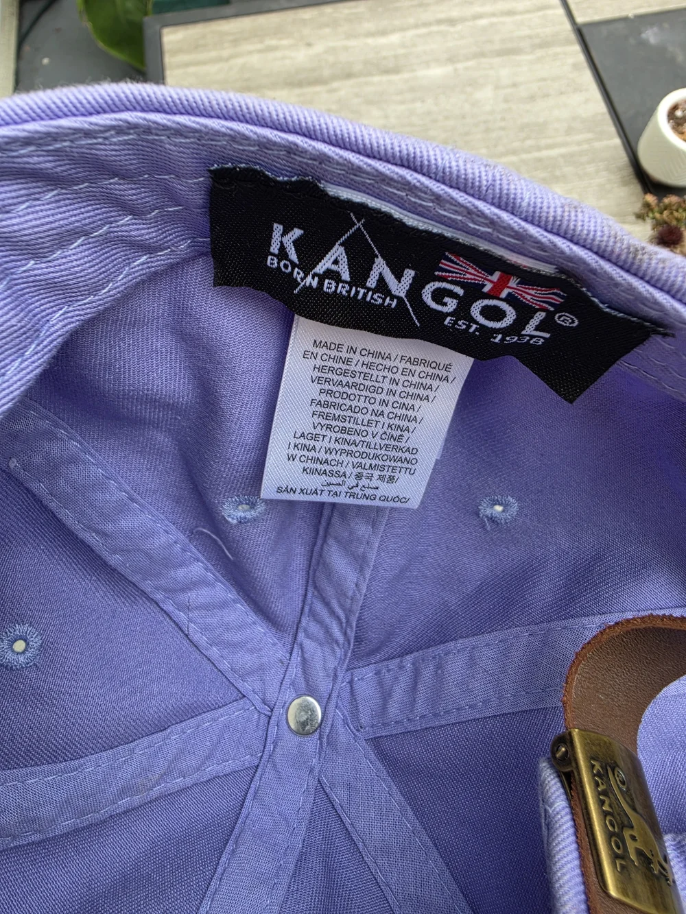 Kangol Purple Baseball Cap